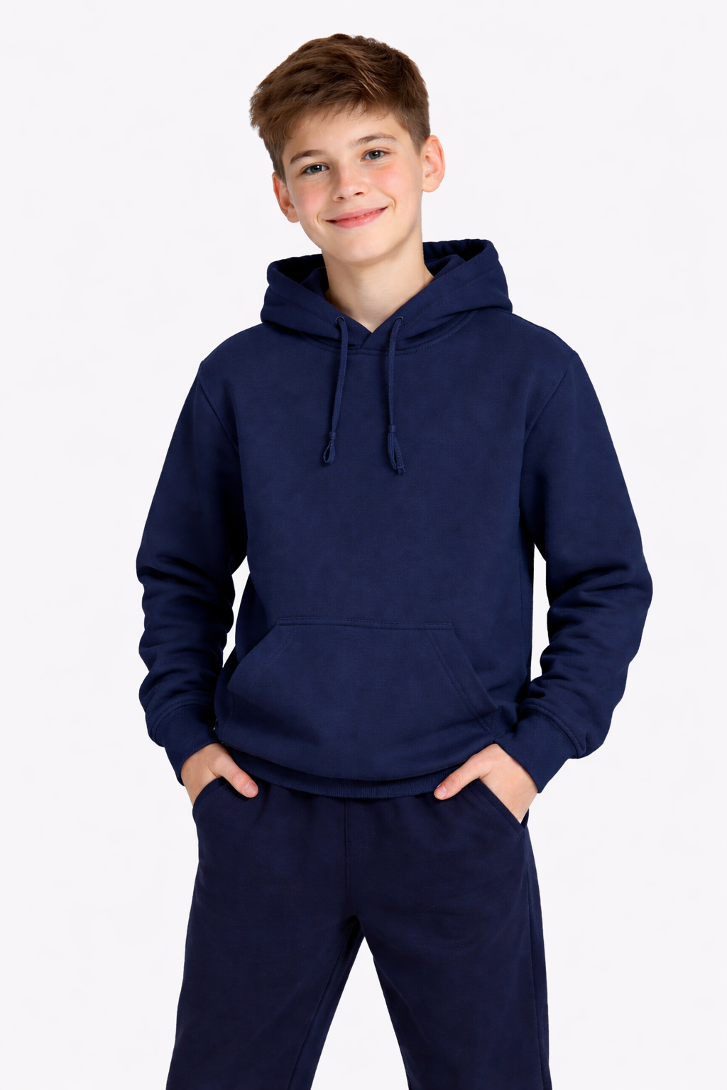 Hanorac școală bleumarin