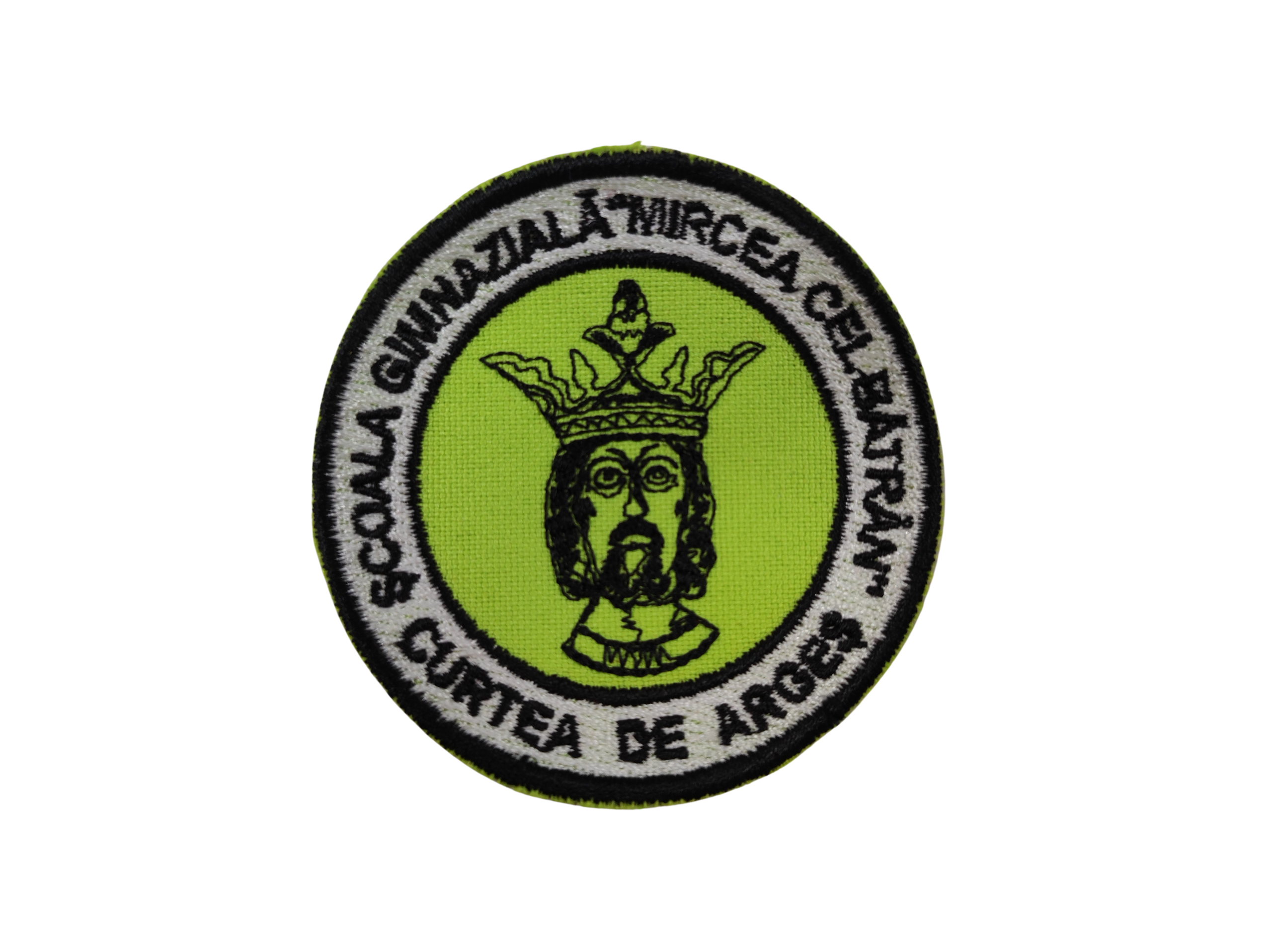 Emblema Scoala Gimnaziala "Mircea cel Batran"Curtea de Arges verde
