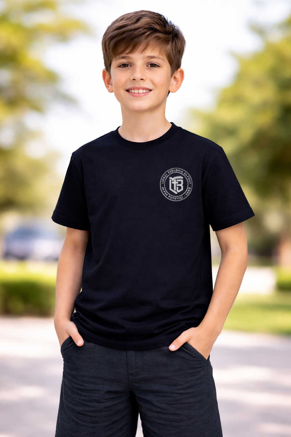 Tricou Lic.Teologic Baptist Alexa Popovici bleumarin