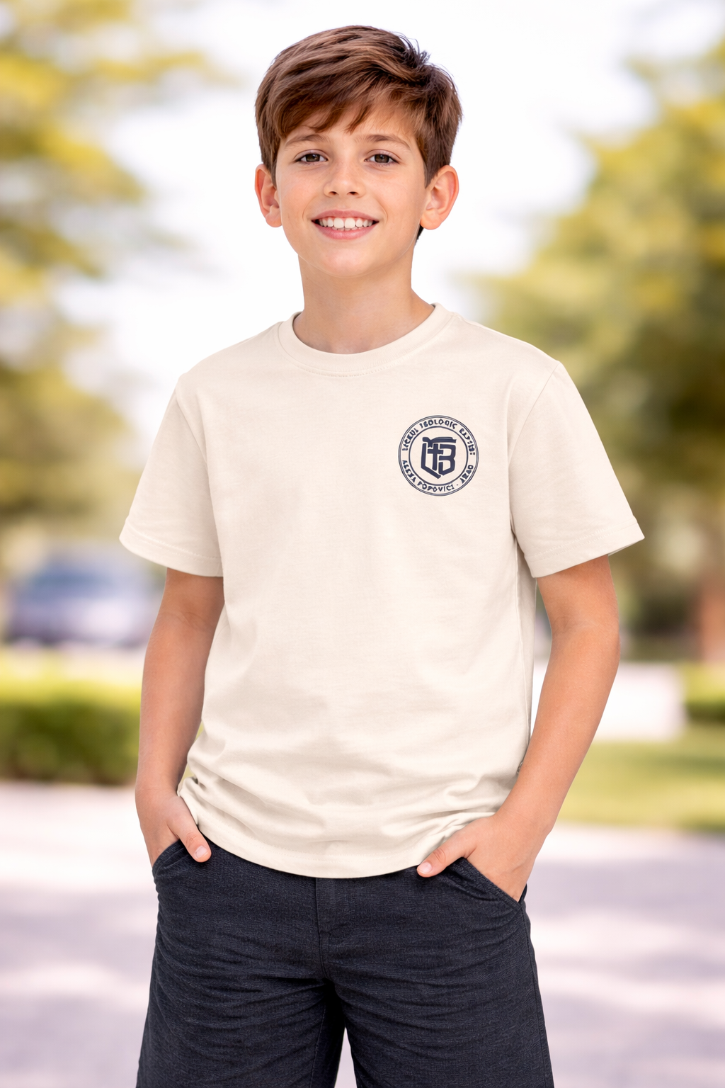 Tricou Lic.Teologic Baptist Alexa Popovici ivory